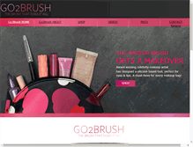 Tablet Screenshot of go2brush.com